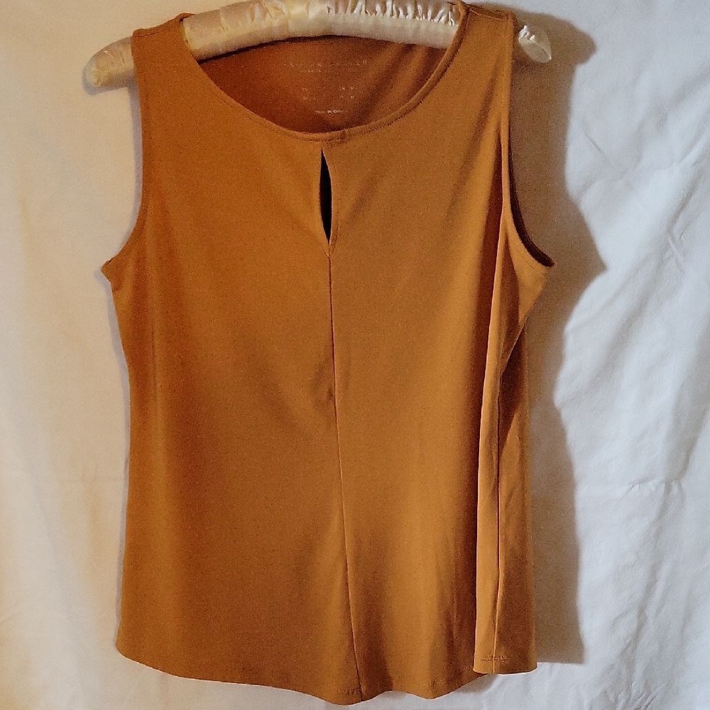 Sleeveless Tan Top